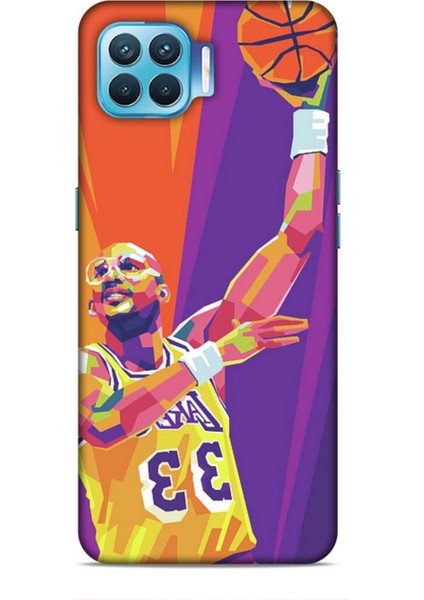 Oppo Reno 4 Lite Kılıf Basketbolcular 22 Kareem Abdul Jabbar Kap