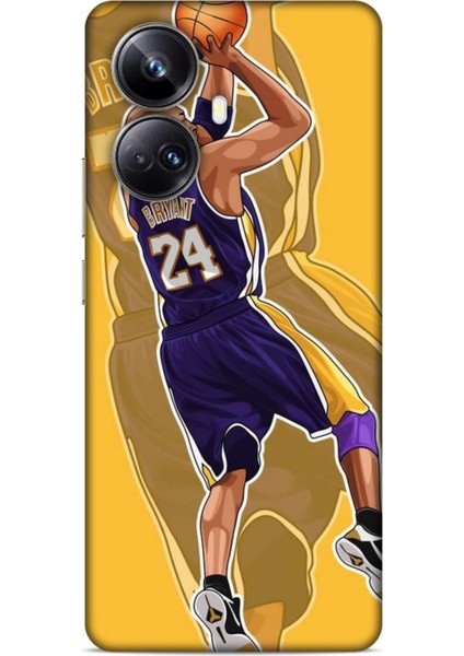 Realme 10 Pro Plus Kılıf Basketbolcular 9 Kobe Bryant 24 Mor Uv Kılıf