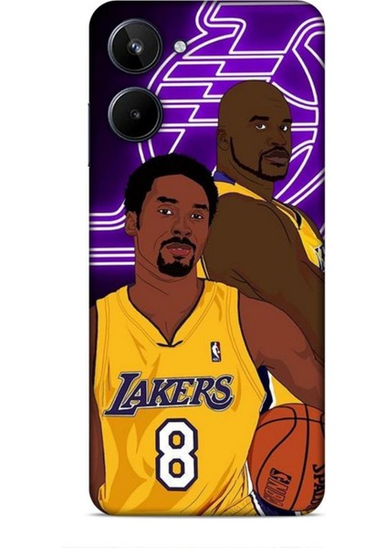 Realme 10 Kılıf Basketbolcular 25 Kobe Soyulmayan Kılıf