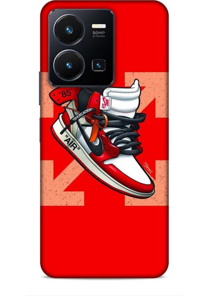 Vivo Y35 Kılıf Basketbolcular 2 Air 85 Kırmızı Kapak