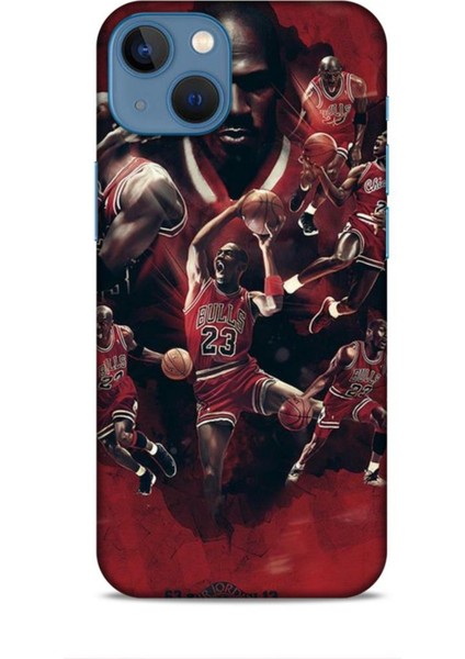 Apple iPhone 13 Mini Kılıf Basketbolcular 12 Bulls 23 Tasarım Kılıf