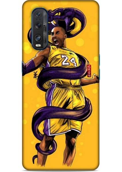 Oppo Find X2 Kılıf Basketbolcular 6 Kobe 24 Sarı Koruyucu Kapak