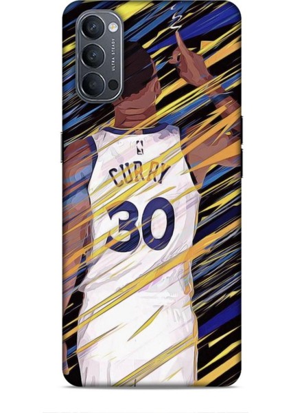 Oppo Reno 4 Kılıf Basketbolcular 14 Curry 30 Cover Kılıf