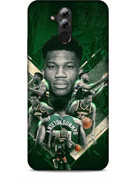Huawei Mate 20 Lite Kılıf Basketbolcular 15 Antetokounmpo Kalın Silikon
