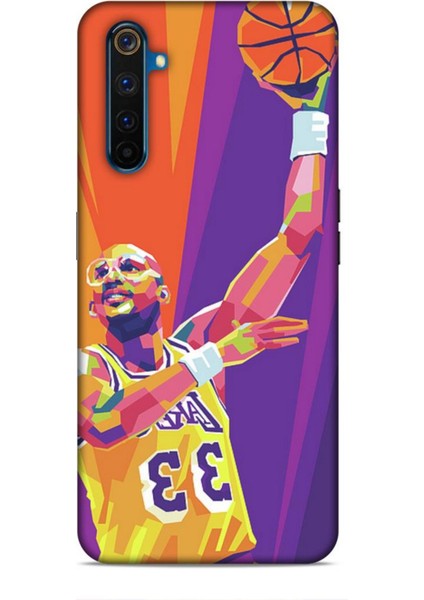 Realme 6 Kılıf Basketbolcular 22 Kareem Abdul Jabbar Kap