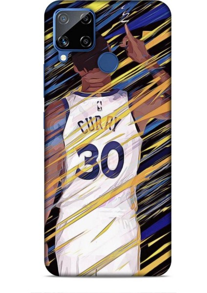 Realme C15 Kılıf Basketbolcular 14 Curry 30 Cover Kılıf