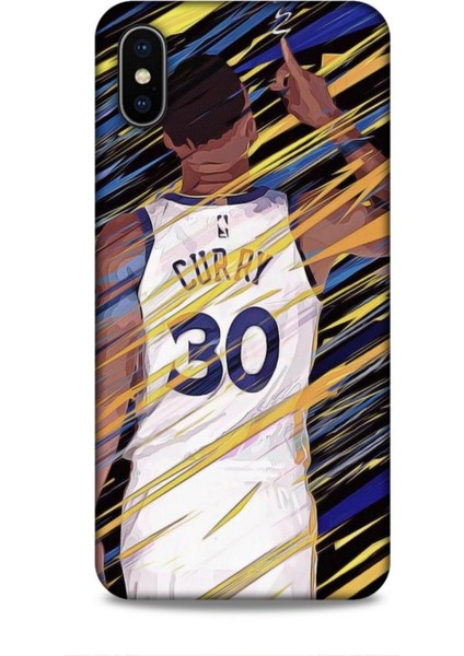 Apple iPhone Xs Max Kılıf Basketbolcular 14 Curry 30 Cover Kılıf