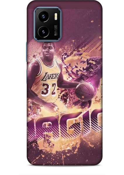 Vivo Y15S Kılıf Basketbolcular 21 Magic Johnson Darbe Önleyici Kapak