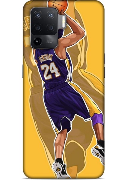 Oppo Reno 5 Lite Kılıf Basketbolcular 9 Kobe Bryant 24 Mor Uv Kılıf