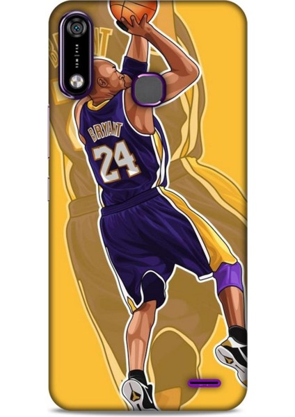 Infinix Note 7 Kılıf Basketbolcular 9 Kobe Bryant 24 Mor Uv Kılıf