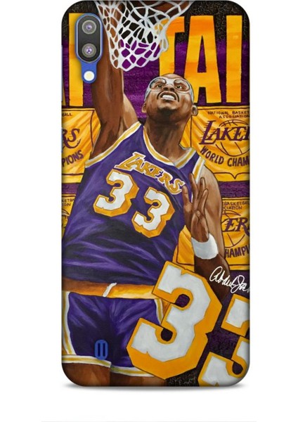 Samsung Galaxy M10 Kılıf Basketbolcular 23 Lakers 33 Jabbar Telefon Kabı