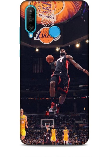 Huawei P30 Lite Kılıf Basketbolcular 16 Lebron James Hediyelik Kılıf