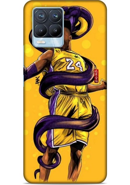 Realme 8 Pro Kılıf Basketbolcular 6 Kobe 24 Sarı Koruyucu Kapak