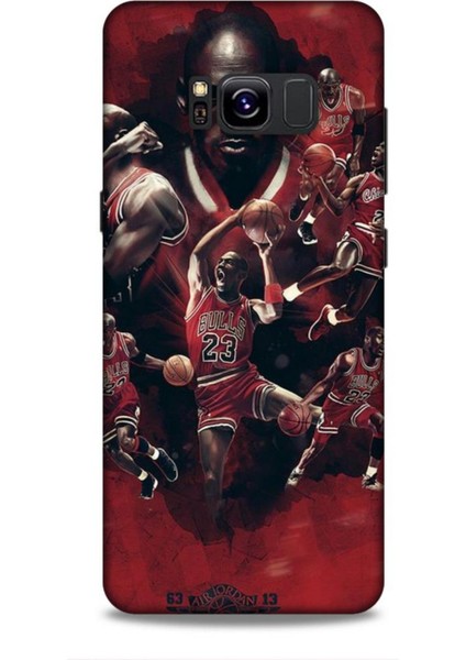 Samsung Galaxy S8 Kılıf Basketbolcular 12 Bulls 23 Tasarım Kılıf