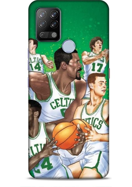 Tecno Pova Kılıf Basketbolcular 26 Jayson Celtics Yeşil Soft Kapak