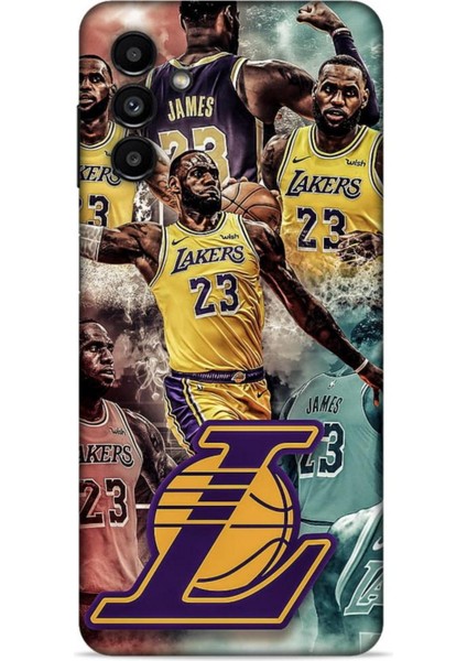 Samsung Galaxy A13 5g Kılıf Basketbolcular 17 Lebron 23 Lakers Yumuşak Kılıf