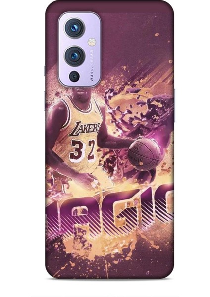 Oneplus 9 Kılıf Basketbolcular 21 Magic Johnson Darbe Önleyici Kapak