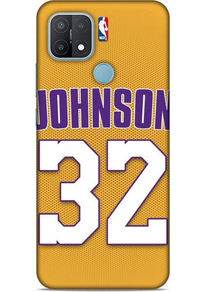 Oppo A15 Kılıf Basketbolcular 19 Johnson 32 Tam Koruma Kılıf