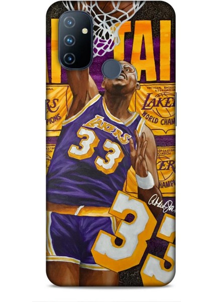 Oneplus Nord N100 Kılıf Basketbolcular 23 Lakers 33 Jabbar Telefon Kabı