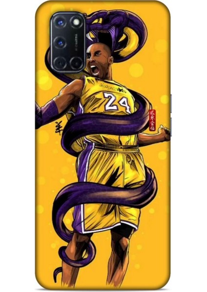 Oppo A52 Kılıf Basketbolcular 6 Kobe 24 Sarı Koruyucu Kapak