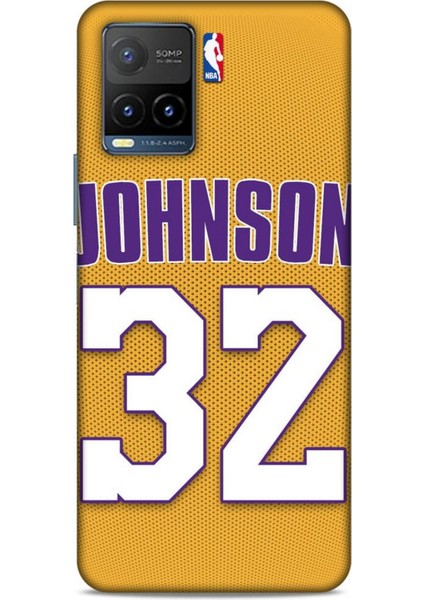 Vivo Y21S Kılıf Basketbolcular 19 Johnson 32 Tam Koruma Kılıf