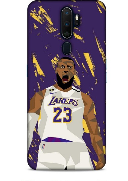 Oppo A9 2020 Kılıf Basketbolcular 18 Lebron James Nba Parlak Kılıf