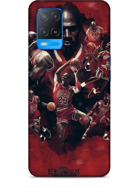 Oppo A54 Kılıf Basketbolcular 12 Bulls 23 Tasarım Kılıf
