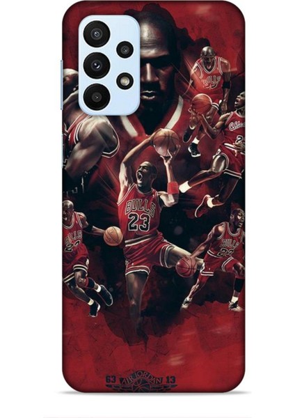 Samsung Galaxy A23 4g Kılıf Basketbolcular 12 Bulls 23 Tasarım Kılıf