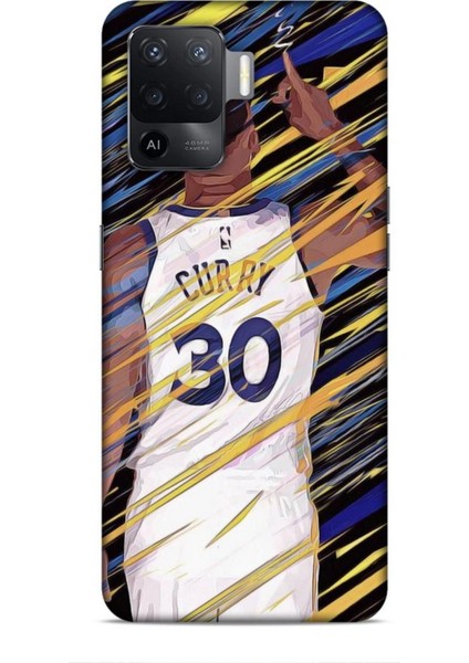 Oppo Reno 5 Lite Kılıf Basketbolcular 14 Curry 30 Cover Kılıf
