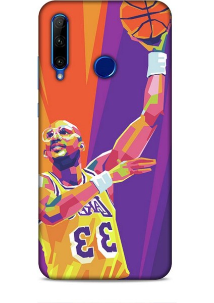 Honor 20 Lite Kılıf Basketbolcular 22 Kareem Abdul Jabbar Kap