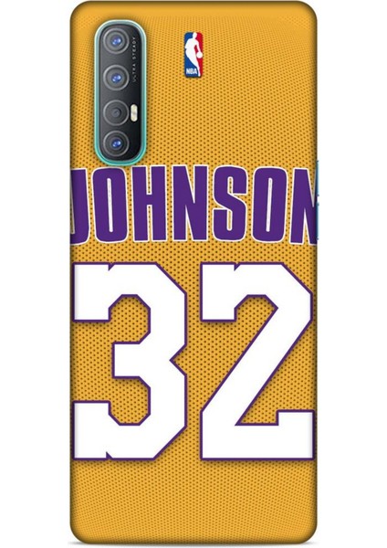 Oppo Reno 3 Pro Kılıf Basketbolcular 19 Johnson 32 Tam Koruma Kılıf