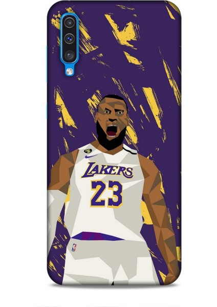 Samsung Galaxy A30S Kılıf Basketbolcular 18 Lebron James Nba Parlak Kılıf