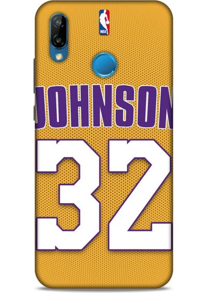 Huawei P20 Lite Kılıf Basketbolcular 19 Johnson 32 Tam Koruma Kılıf
