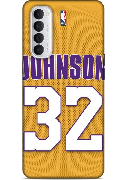 Oppo Reno 4 Pro Kılıf Basketbolcular 19 Johnson 32 Tam Koruma Kılıf