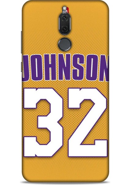 Huawei Mate 10 Lite Kılıf Basketbolcular 19 Johnson 32 Tam Koruma Kılıf
