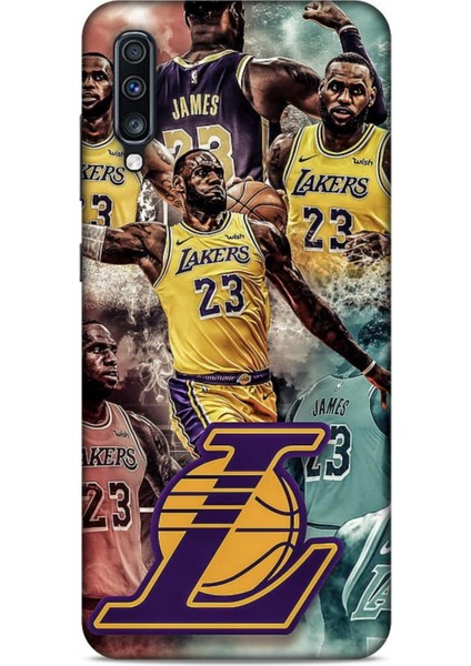 Samsung Galaxy A70S Kılıf Basketbolcular 17 Lebron 23 Lakers Yumuşak Kılıf