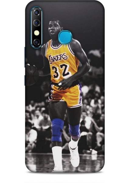 Infinix Zero 8 Kılıf Basketbolcular 20 Lakers 32 Renkli Kılıf