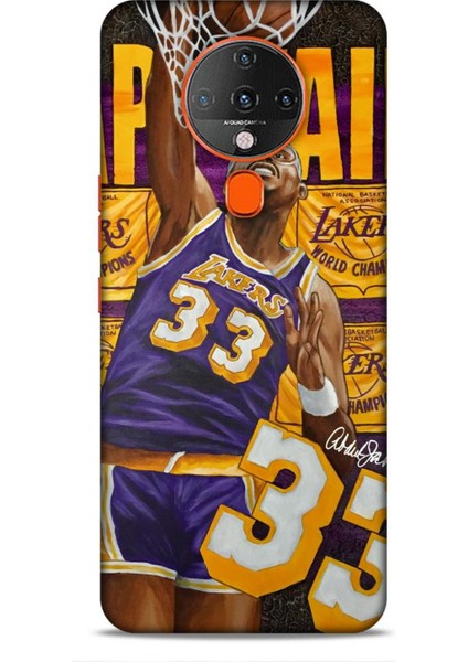 Tecno Spark 6 Go Kılıf Basketbolcular 23 Lakers 33 Jabbar Telefon Kabı
