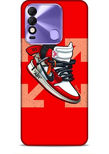 Tecno Spark 8c Kılıf Basketbolcular 2 Air 85 Kırmızı Kapak