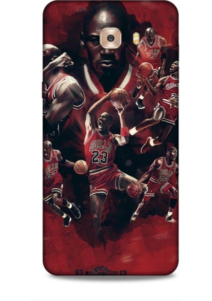 Samsung Galaxy C9 Kılıf Basketbolcular 12 Bulls 23 Tasarım Kılıf