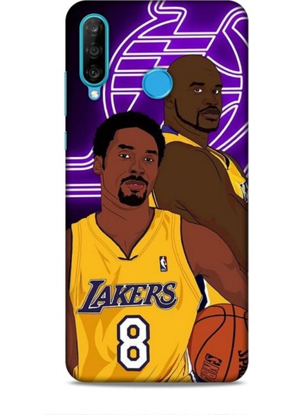 Huawei P30 Kılıf Basketbolcular 25 Kobe Soyulmayan Kılıf