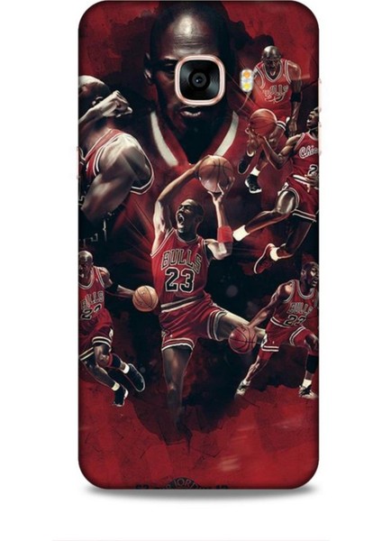 Samsung Galaxy C5 Kılıf Basketbolcular 12 Bulls 23 Tasarım Kılıf