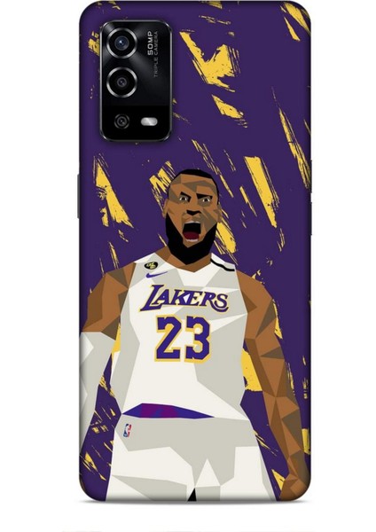 Oppo A55 4g Kılıf Basketbolcular 18 Lebron James Nba Parlak Kılıf