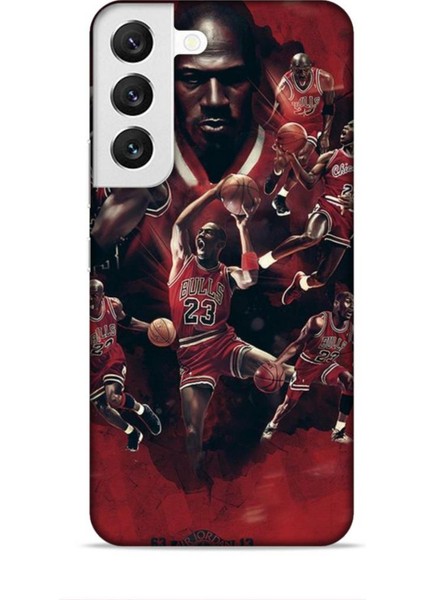 Samsung Galaxy S22 Kılıf Basketbolcular 12 Bulls 23 Tasarım Kılıf