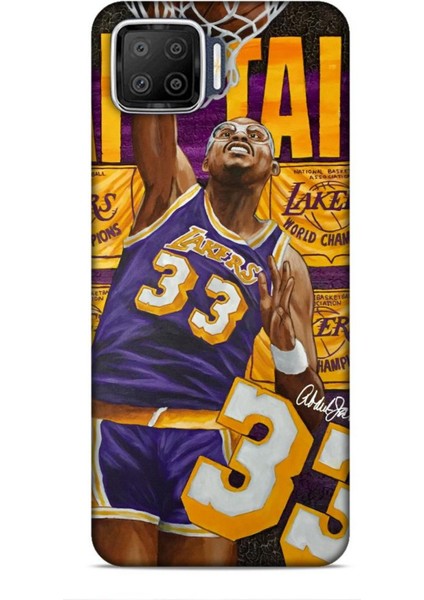 Oppo A73 Kılıf Basketbolcular 23 Lakers 33 Jabbar Telefon Kabı