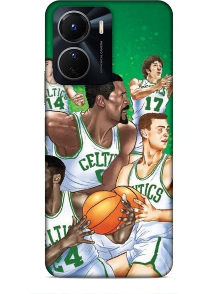 Vivo Y16 Kılıf Basketbolcular 26 Jayson Celtics Yeşil Soft Kapak