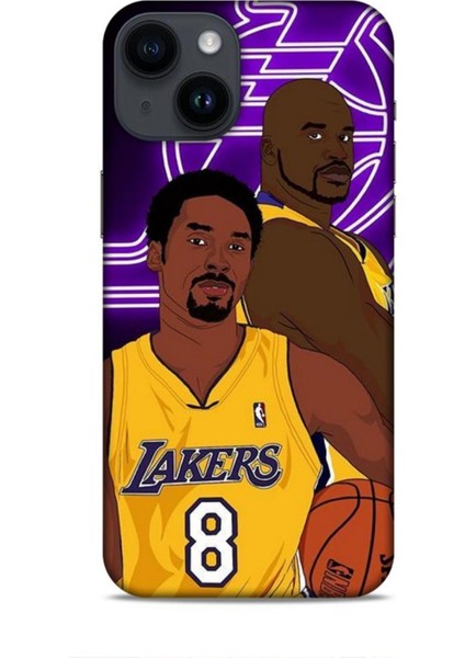 Apple iPhone 14 Kılıf Basketbolcular 25 Kobe Soyulmayan Kılıf