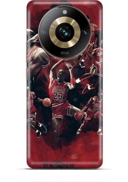 Realme 11 Pro Plus Kılıf Basketbolcular 12 Bulls 23 Tasarım Kılıf