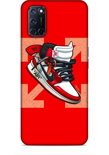 Oppo A52 Kılıf Basketbolcular 2 Air 85 Kırmızı Kapak