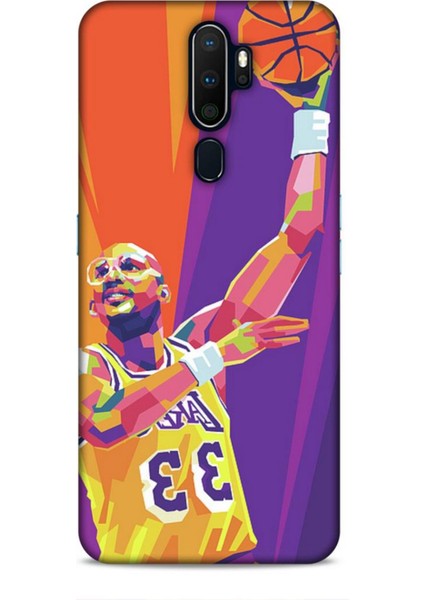 Oppo A5 2020 Kılıf Basketbolcular 22 Kareem Abdul Jabbar Kap
